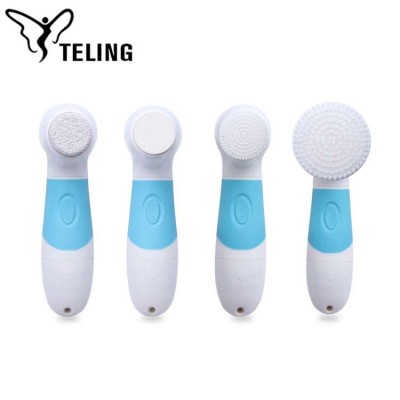 Electronic multiple function sonic facial cleaning brush machine for home use