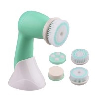 Multifunction spa skin face clean brush private label electric rotating facial cleaning brush