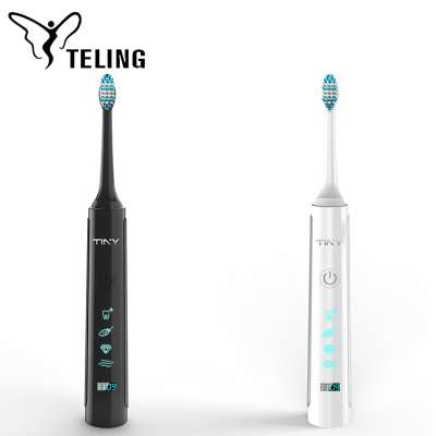 Electric sonic adult black famous tooth brush toothbrush